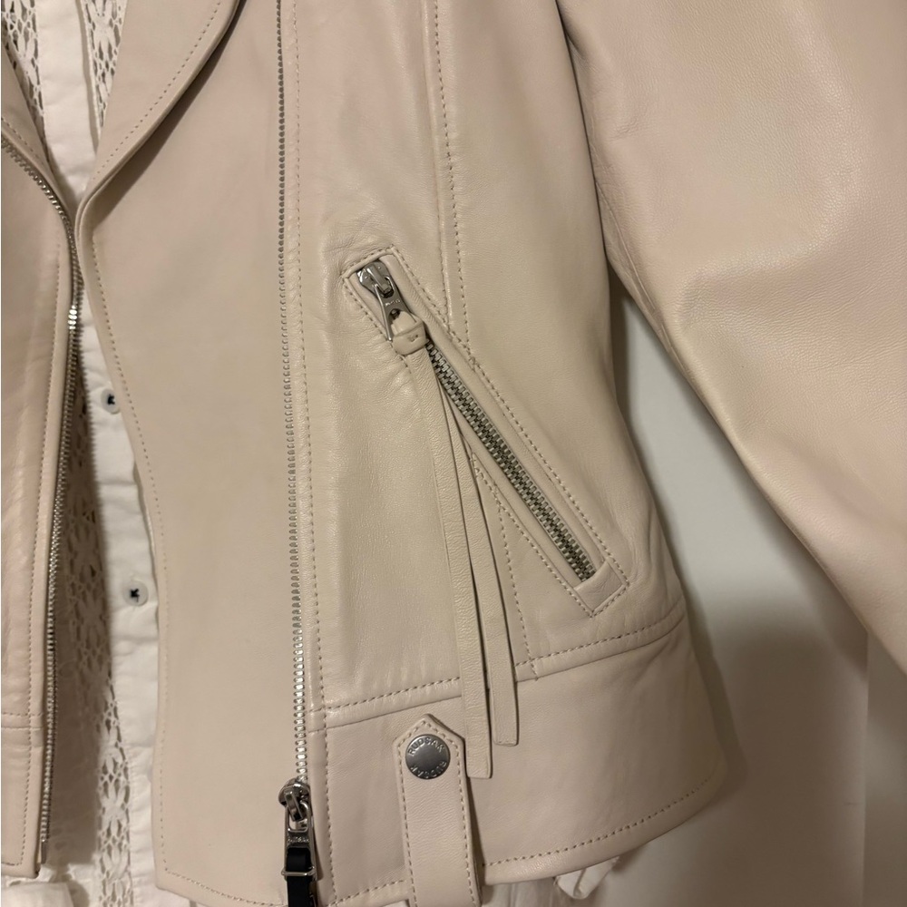 Rudsak Moto Leather Jacket NWOT - Picture 6 of 9